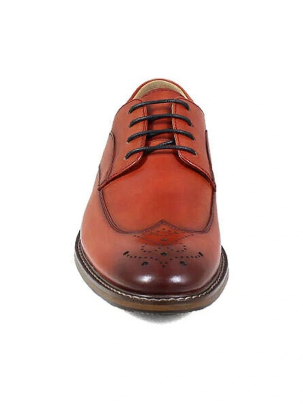 NEW Stacy Adams Fletcher Wingtip Oxford SZ-7 In Color CRANBERRY Leather